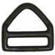 BLACK ''V'' RING WITH KNIFE EDGE